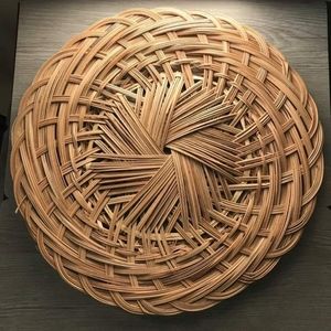 Wall Flat Wicker Basket